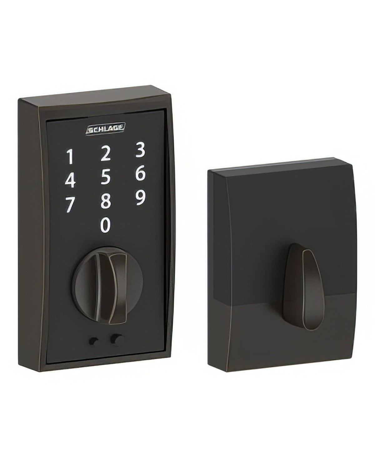 Schlage BE375CEN716 BE/FE Series, Century, Electronic Security touchscreen deadbolt, additional view