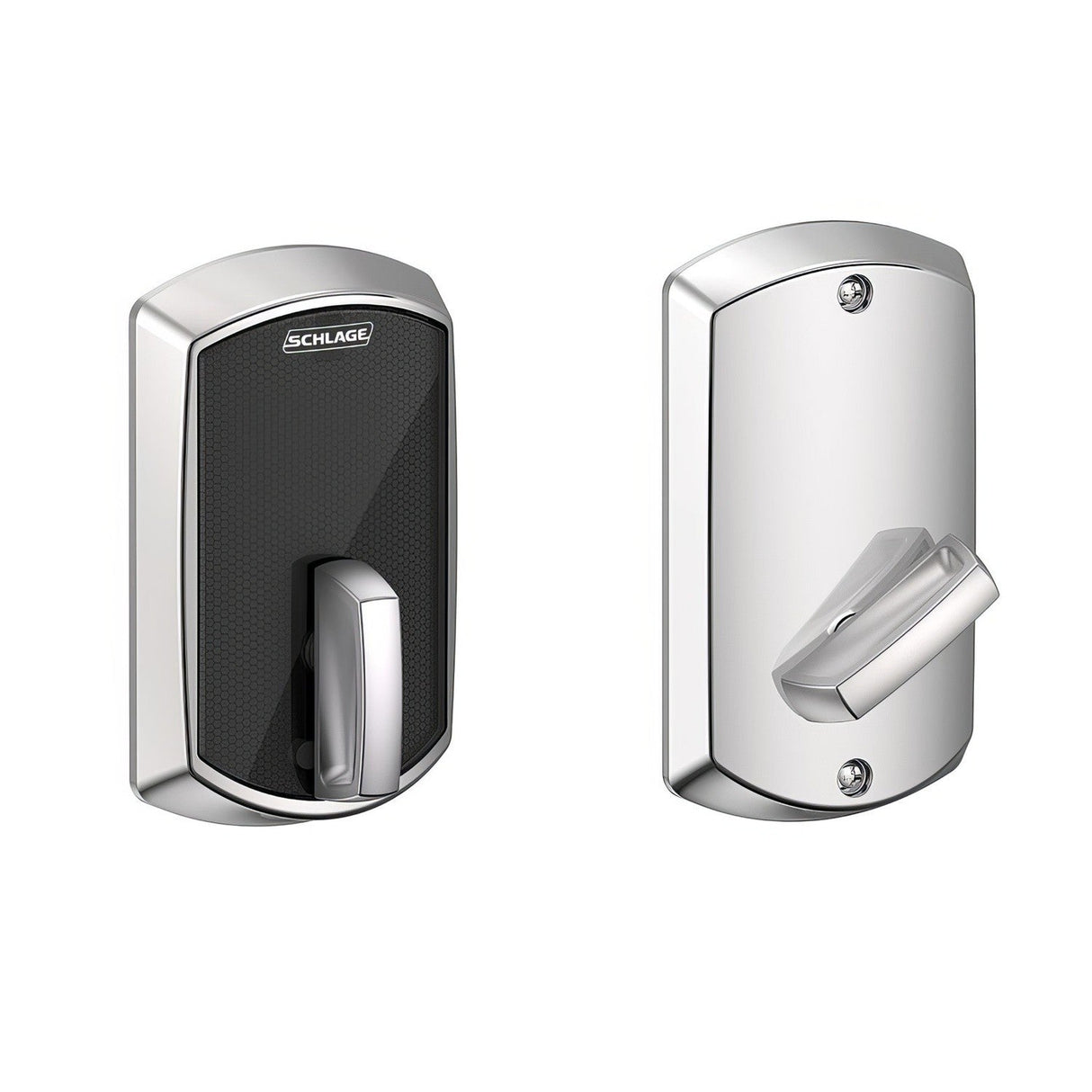 Schlage BE467FGRW625 bright chrome touchscreen deadbolt