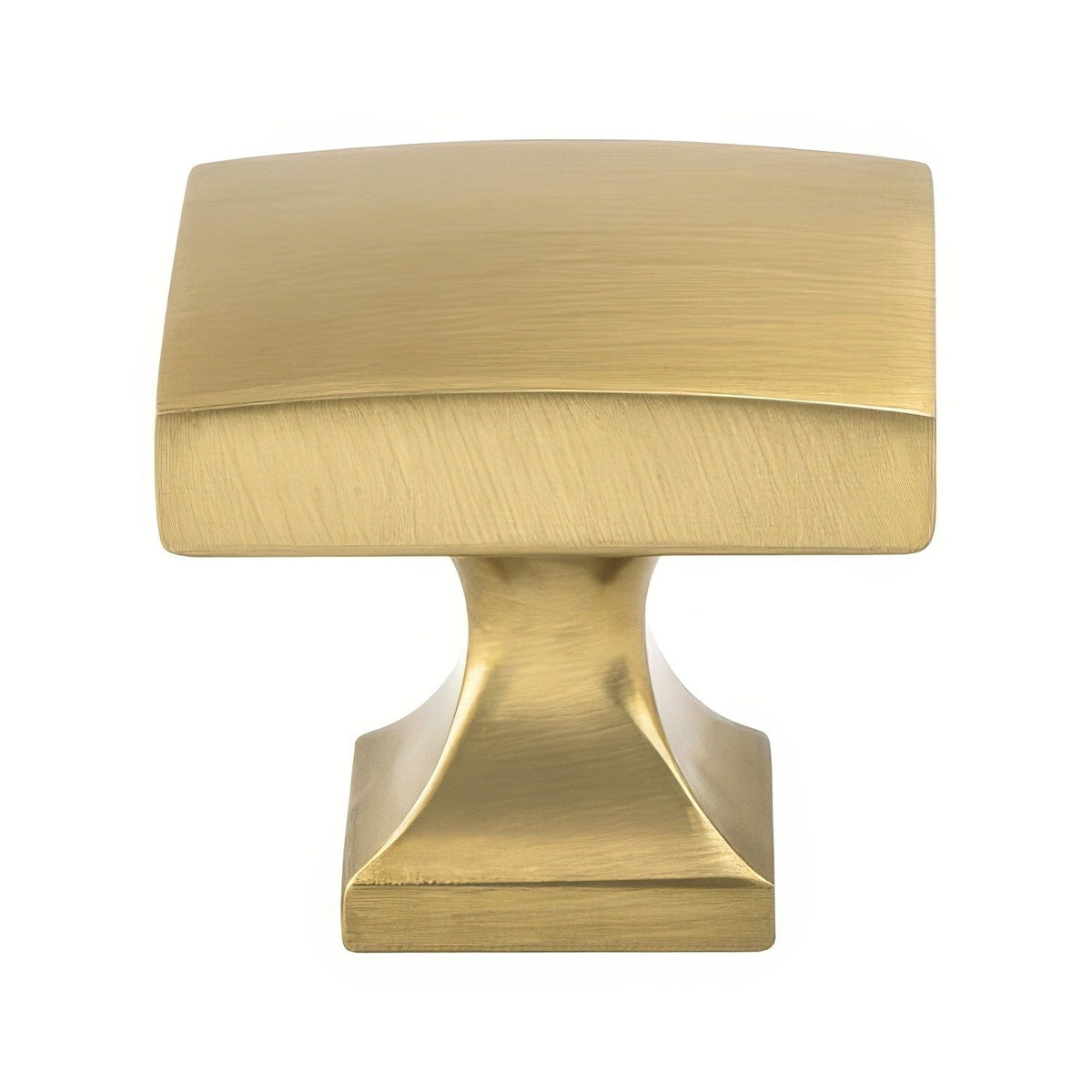 Berenson 1204-1MDB-P Century Edge 1-3/8" Rectangular Cabinet Knob Modern Brushed Gold