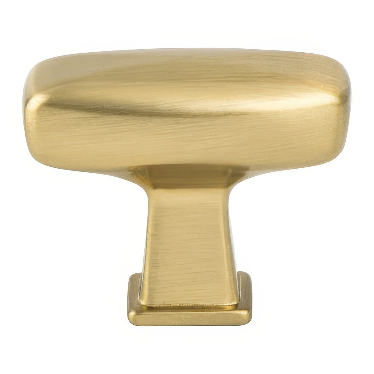 Berenson 1240-1MDB-P Subtle Surge 1-9/16" Oval Cabinet Knob Modern Brushed Gold