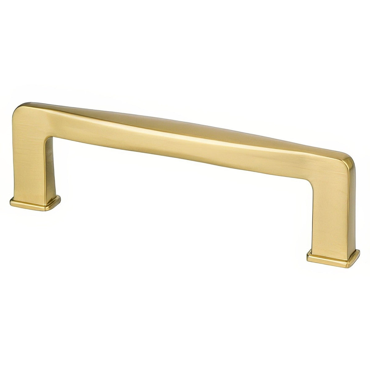 Berenson 1246-1MDB-P Subtle Surge 3-3/4" Center to Center Handle Cabinet Pull Modern Brushed Gold