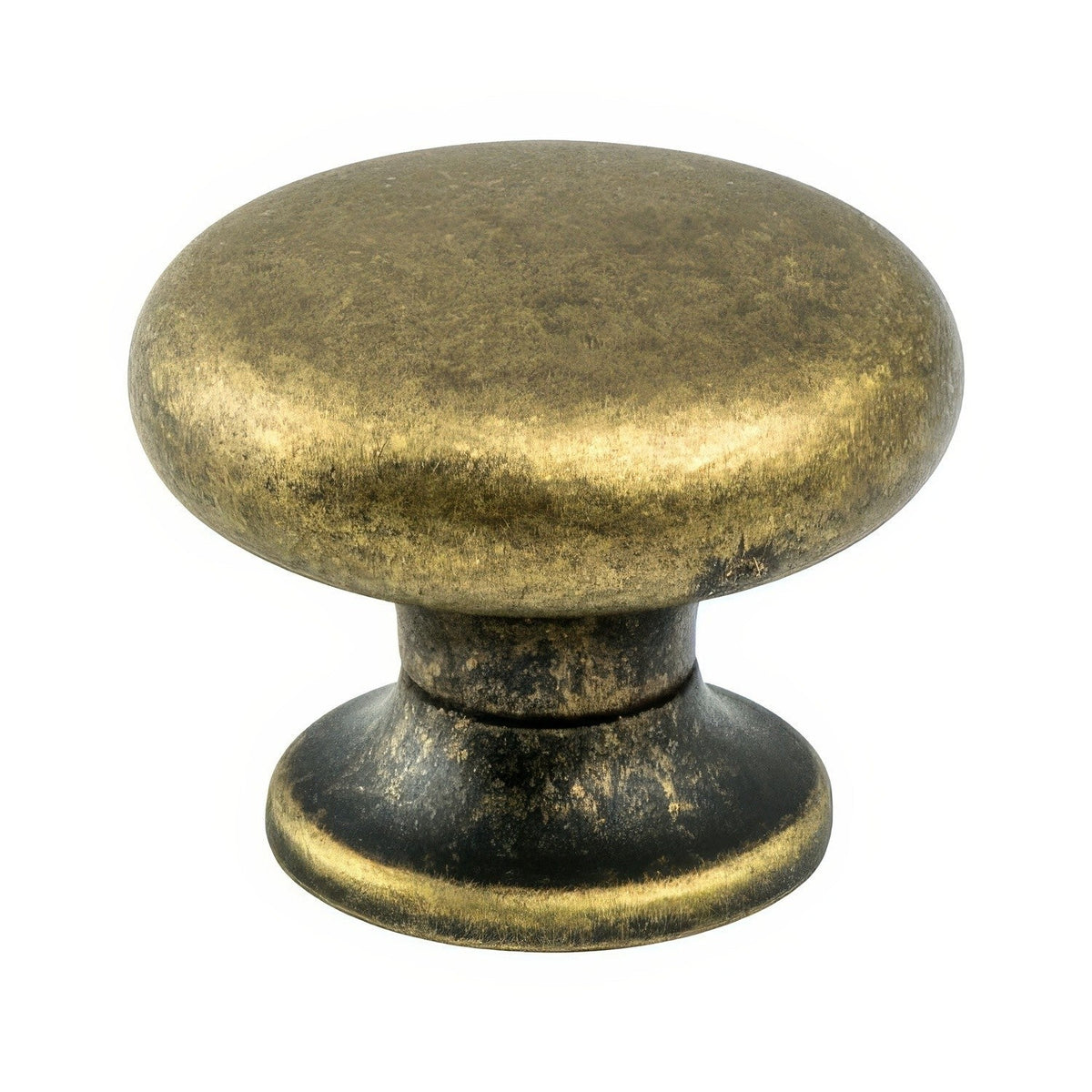 Berenson 2957-1DAB-C Euro Retro Knob 1-3/16" Diametermeter Dull Antique Brass