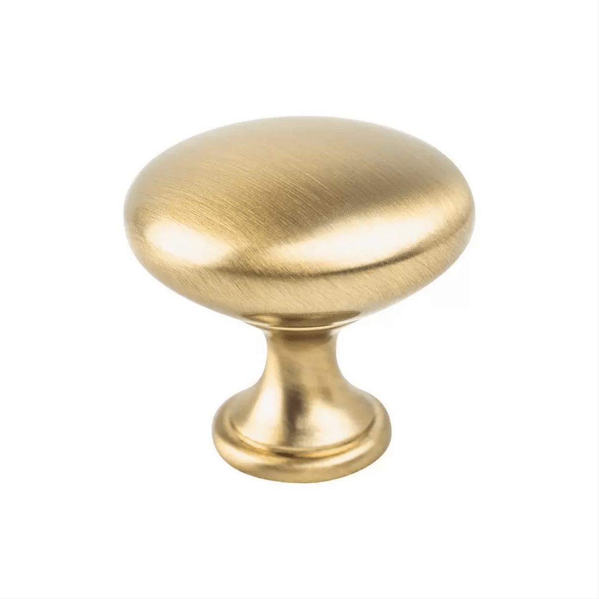 Berenson 9714-1MDB-P Knobs 1 1/8" Diameter Cabinet Knob Modern Brushed Gold