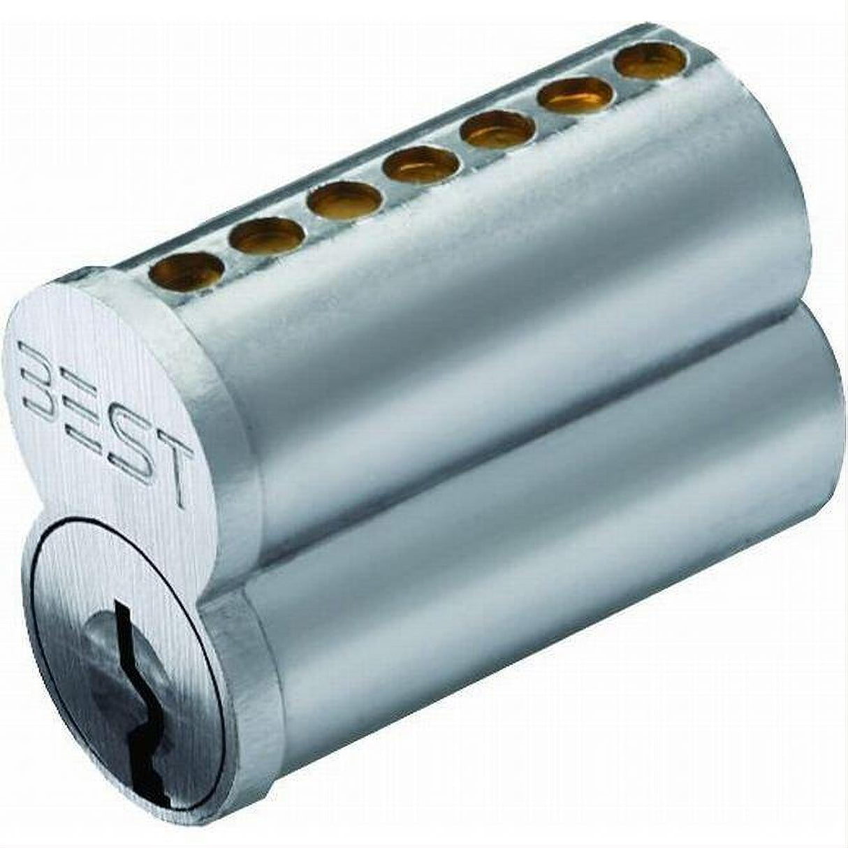 Best Access 1C7E1626 Standard 7 Pin E Keyway Uncombinated Core Satin Chrome