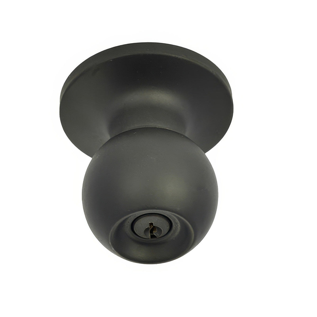 Better Home Products 10544BLK Marina Ball Keyed Entry Door Knob - Matte Black