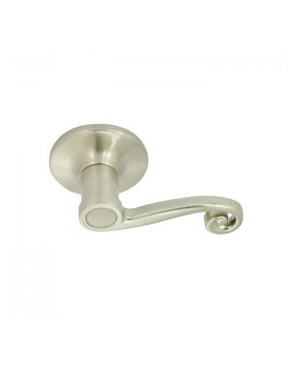 Better Home Products 30115SN South Beach Reversible Passage Door Lever Satin Nickel