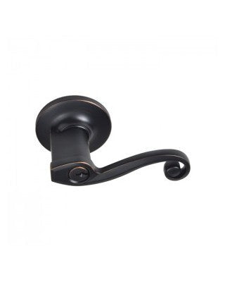 Better Home Products 35511DBRT South Beach Right Handed Keyed Entry Door Lever Dark Bronze