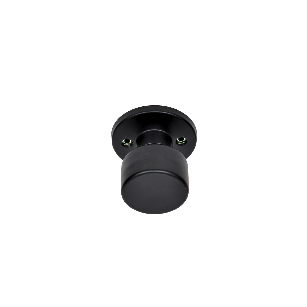 Better Home Products 47944BLK Mission Bell handleset trim knob with round rosette in matte black