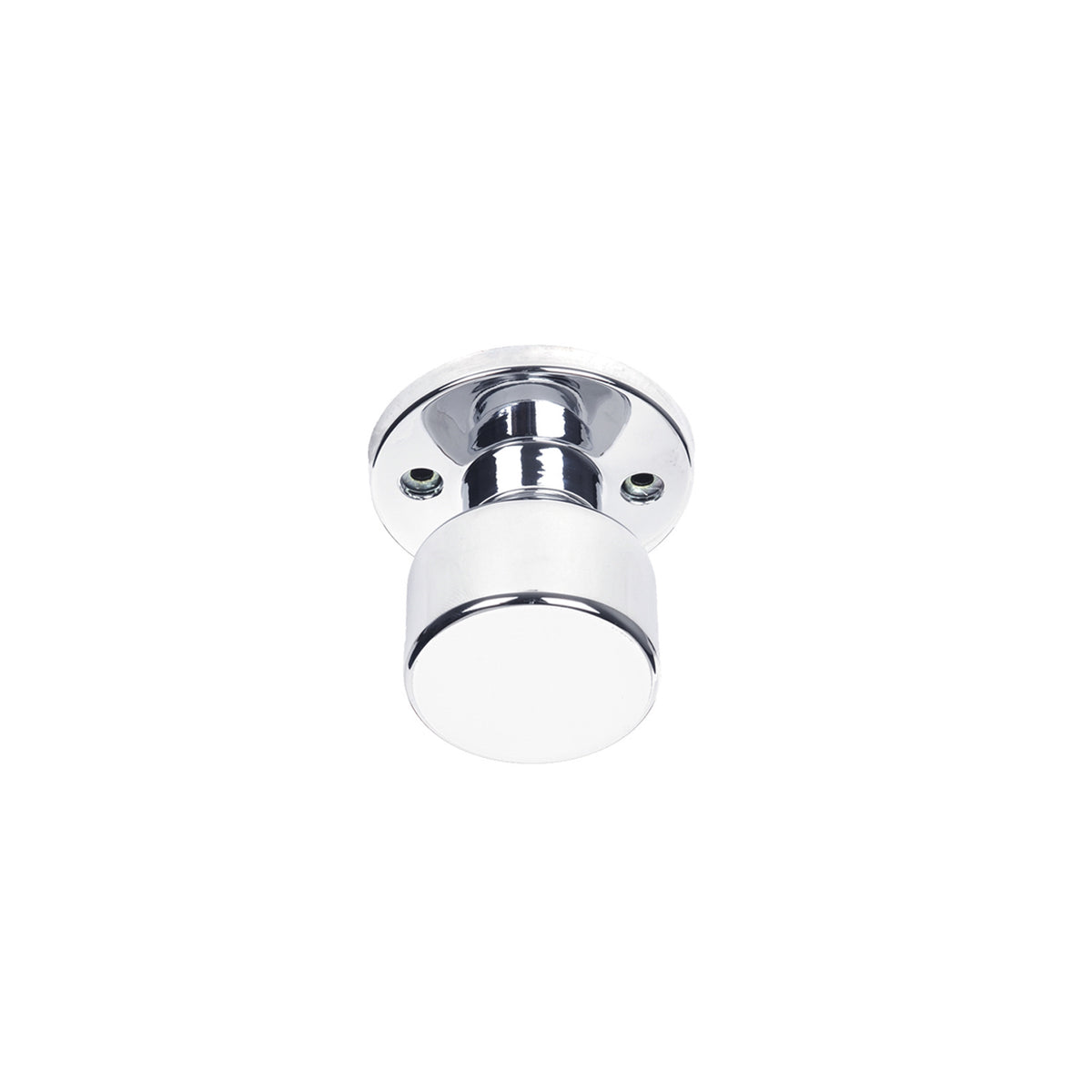 Better Home Products 47988CH Mission Bell handleset trim knob with round rosette in chrome