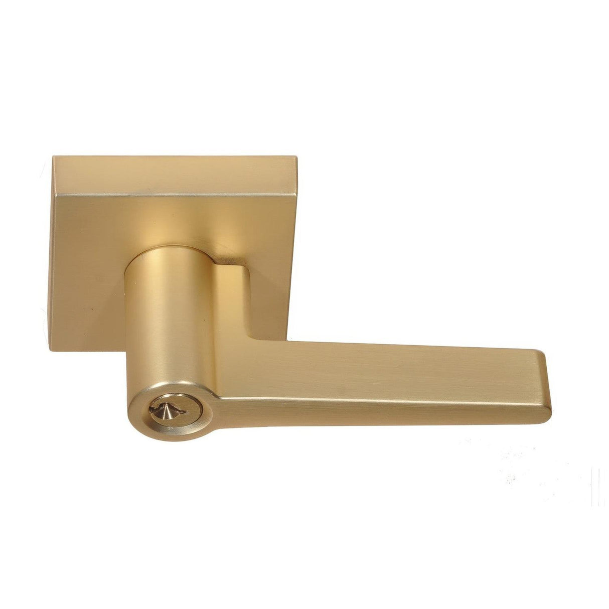 Better Home Products 95504SB Tiburon Keyed Entry Door Lever Satin Brass