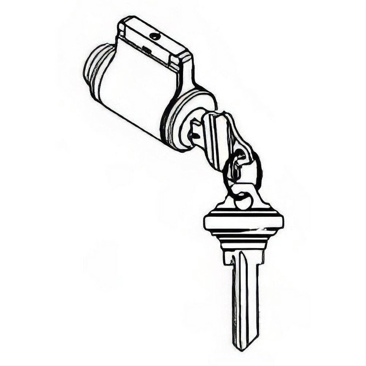 Better Home Products CCYLSSLEVPB CCYLSSLEV SC1 Entry Lever Cylinder Assembly with 2 Keys Polished Brass
