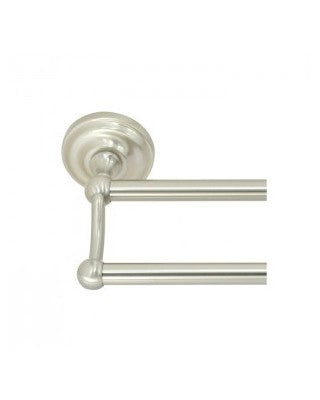 Better Home Products D6024DSN Dolores Park 24" X 3/4 Double Towel Bar Satin Nickel