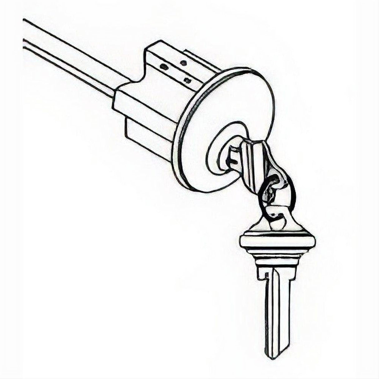 Better Home Products SKCCYLDBLTDB SKCCYLDBLT SC1 Low Profile Deadbolt Cylinder Assembly with 2 Keys Dark Bronze
