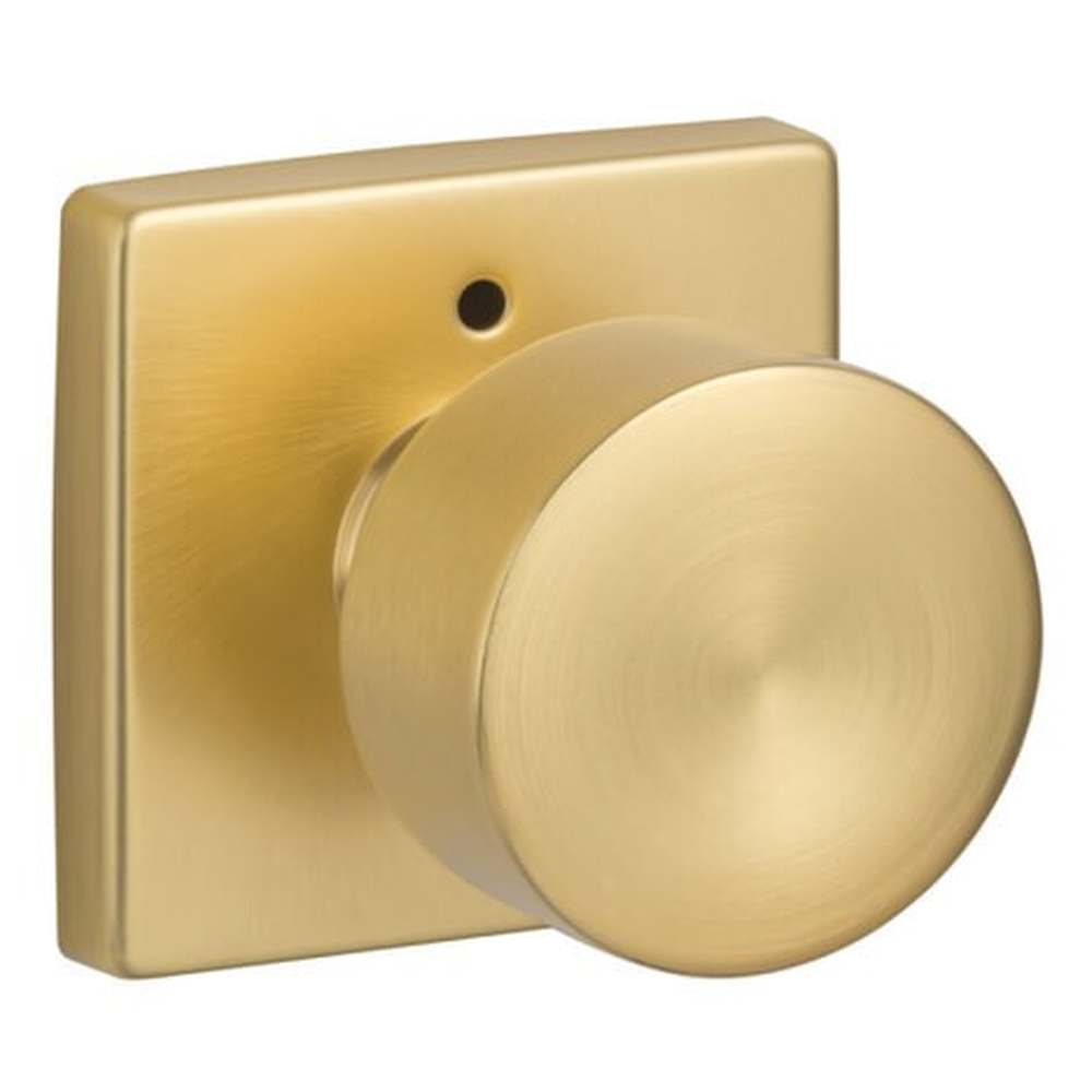 Sure-Loc BG102-SQ SB satin brass privacy door knob