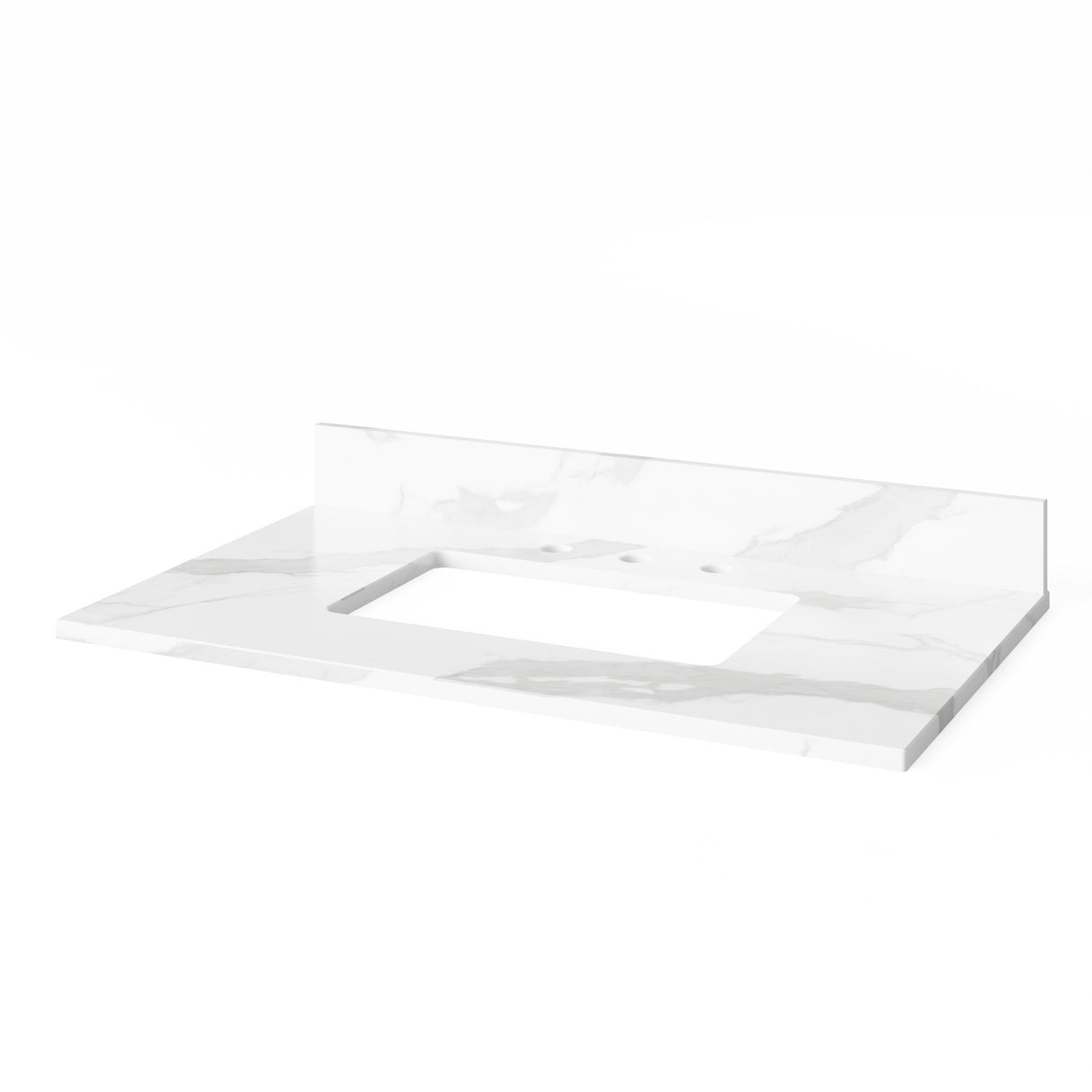 Jeffrey Alexander Kipling 37" White Single Sink Bathroom Vanity with Calacatta Vienna Quartz Top - Single-Hole Faucet Top product image 4