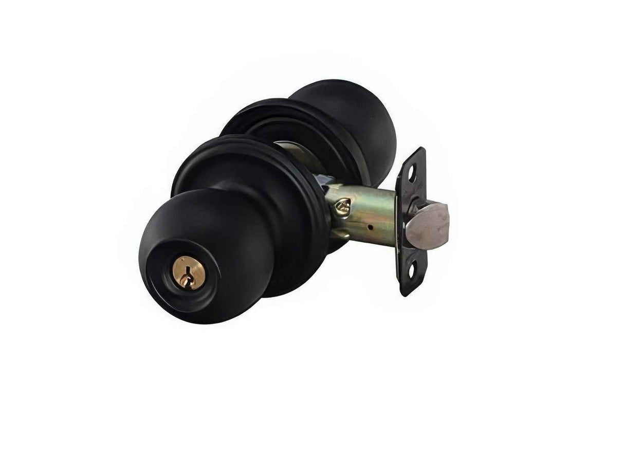 Copper Creek BK2040BC black keyed entry door knob