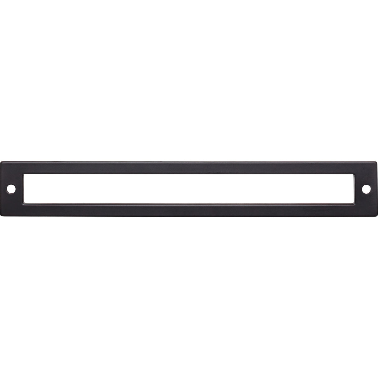 Top Knobs TK927BLK Hollin 7 9/16" Center to Center Pull Backplate Flat Black