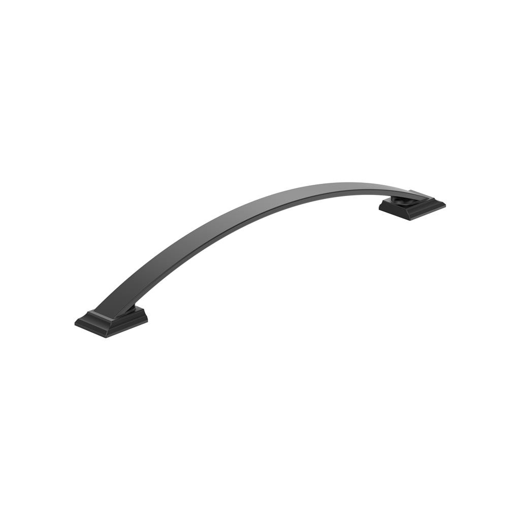 Amerock BP29351BBR Candler 8-13/16 inch (224mm) Center-to-Center Black Bronze Cabinet Pull