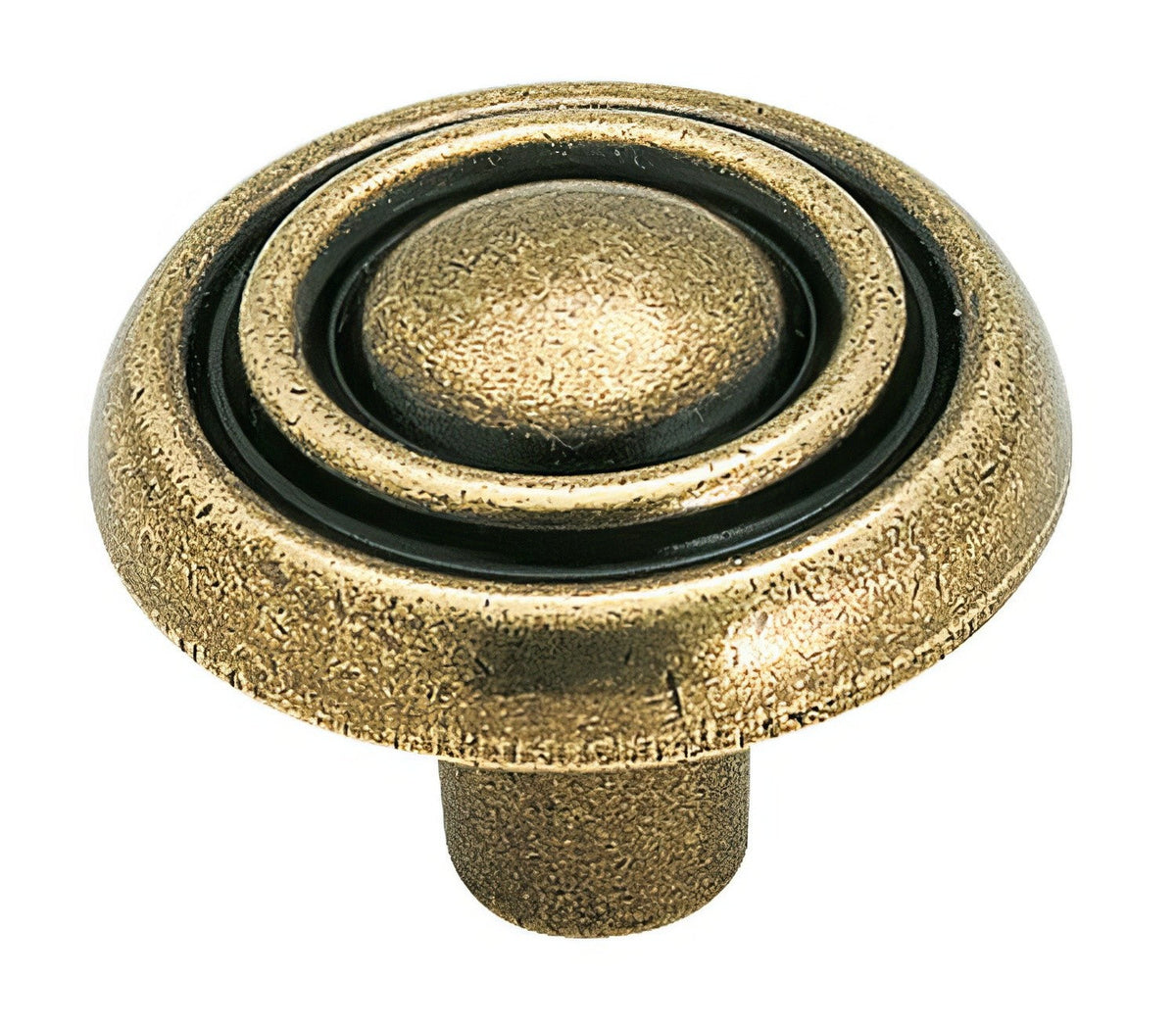 Amerock BP1306O77 BP1306 Sterling Traditions 1-3/16" Mushroom Cabinet Knob Burnished Brass