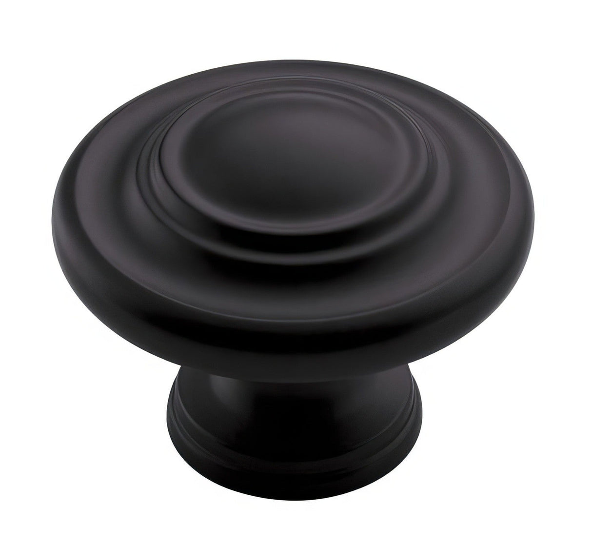 Amerock BP15862FB flat black cabinet knob