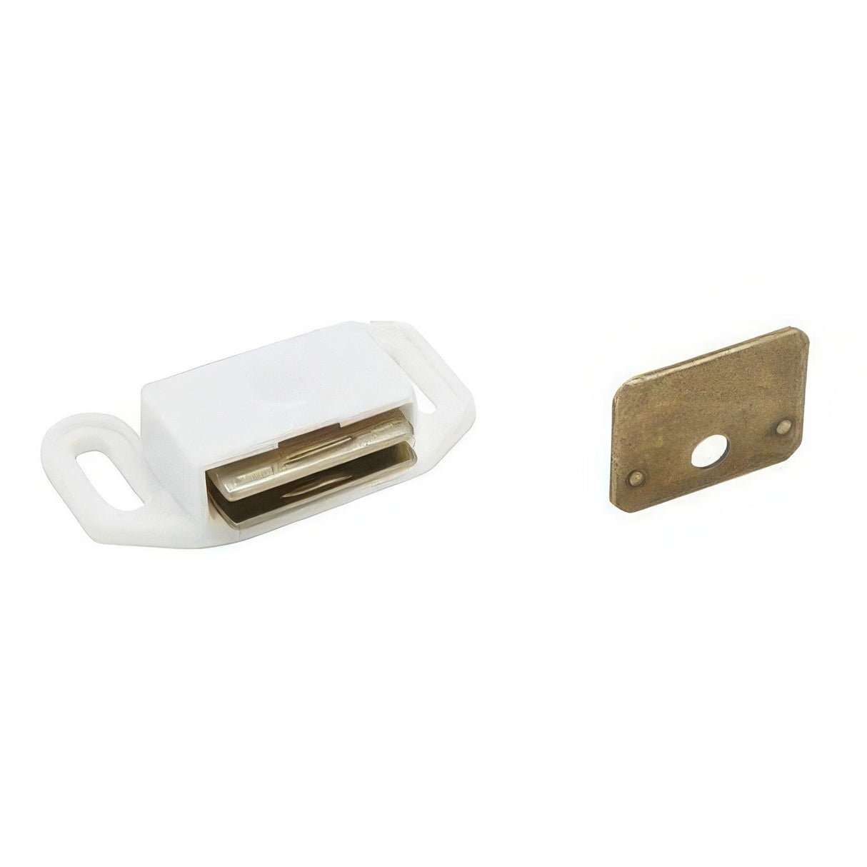 Amerock BP3473W white magnetic catch