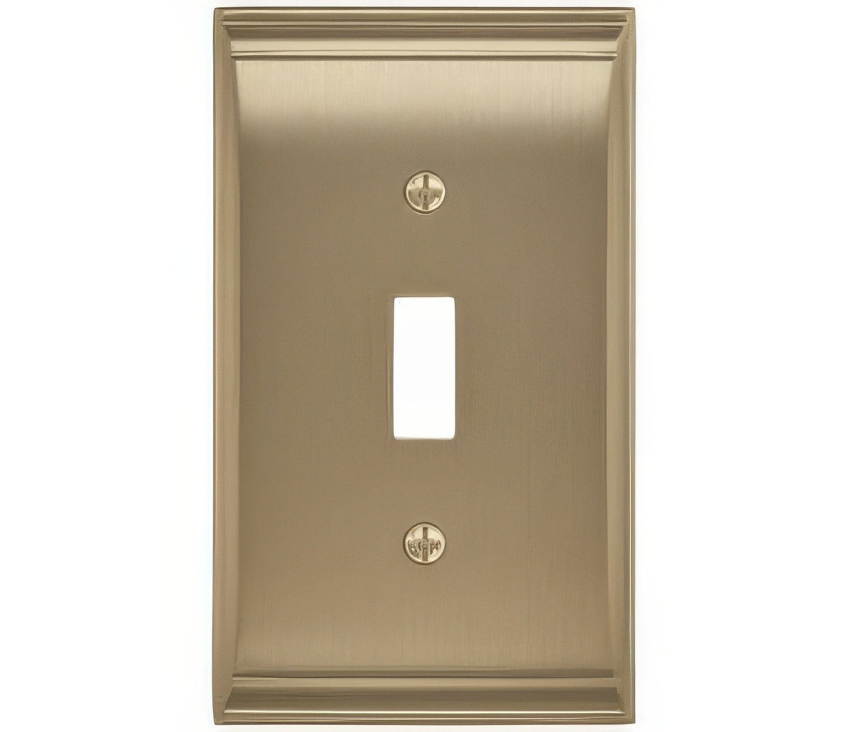 Amerock BP36500BBZ golden champagne single toggle wall plate