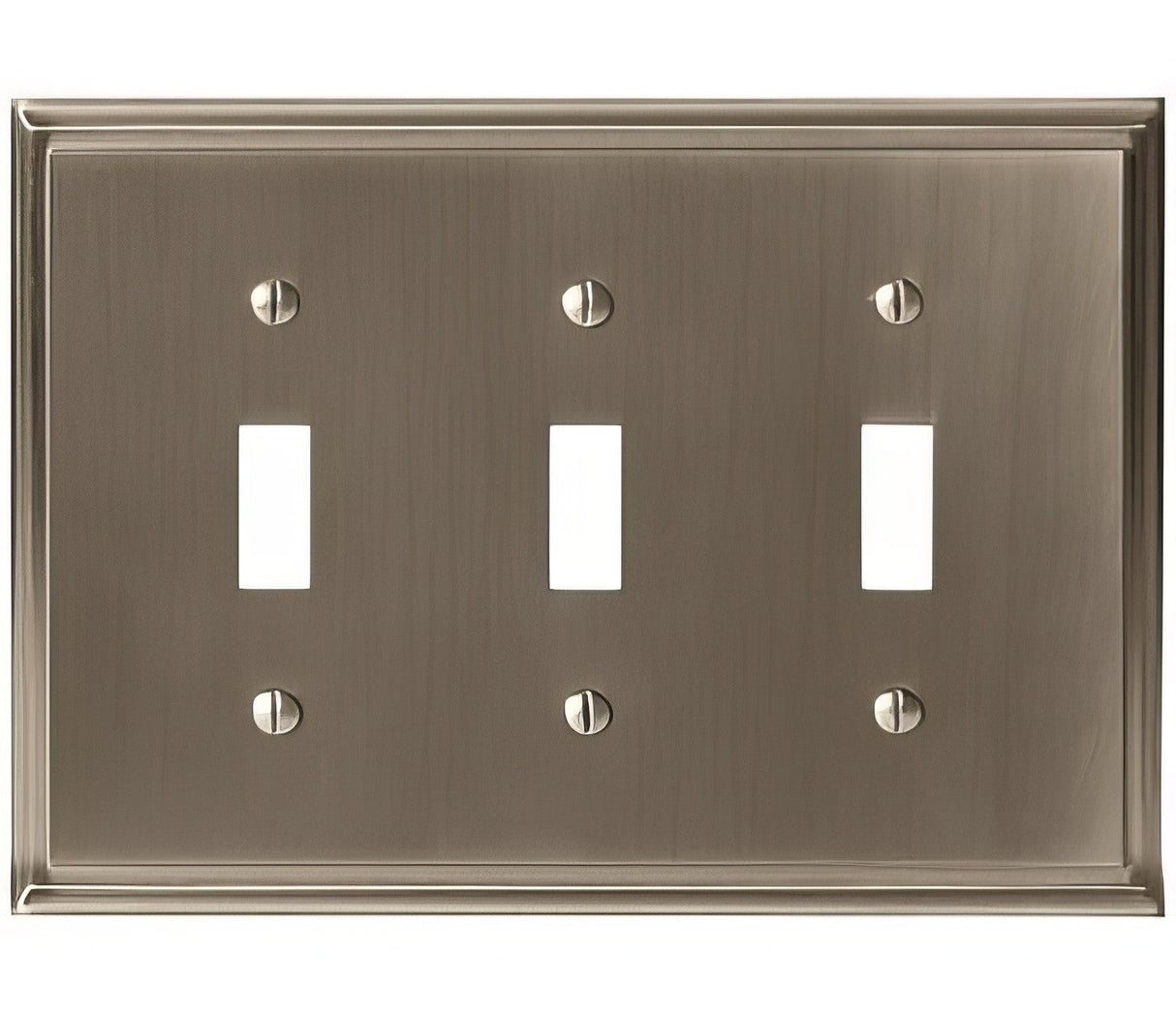 Amerock BP36516G10 Mulholland triple toggle wall plate, additional view