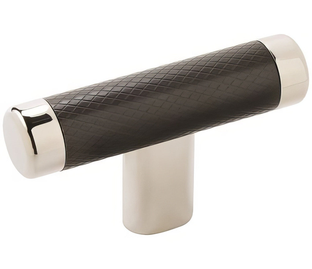 Amerock BP36556PNBBR bright nickel / black bronze cabinet knob