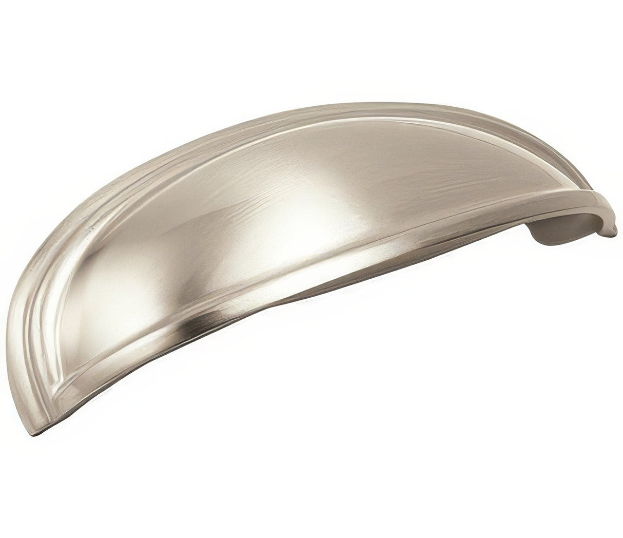 Amerock BP36640G10 Ashby cup pull in satin stainless, additional view
