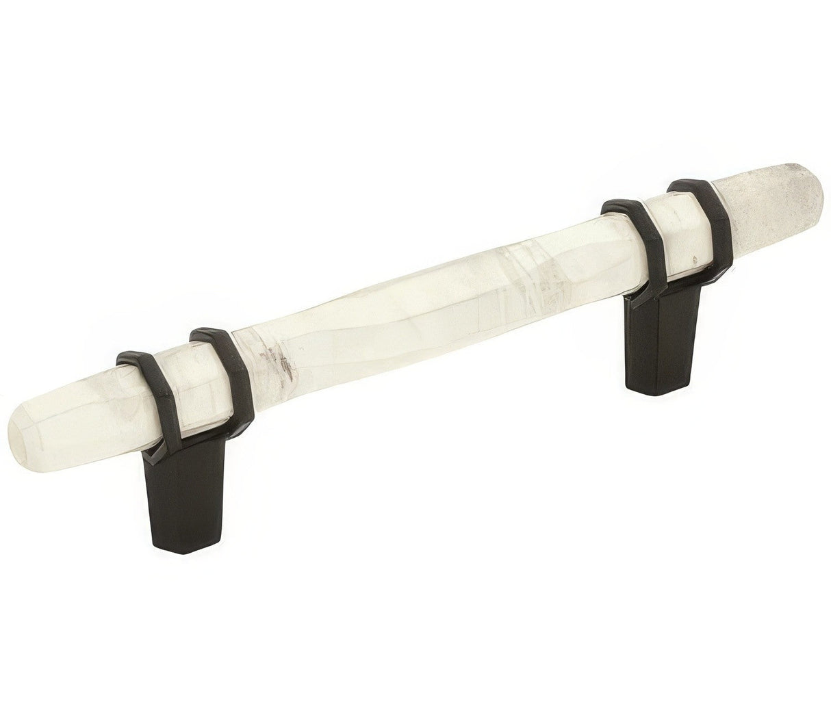Amerock BP36648MWBBR marble white/black bronze cabinet pull