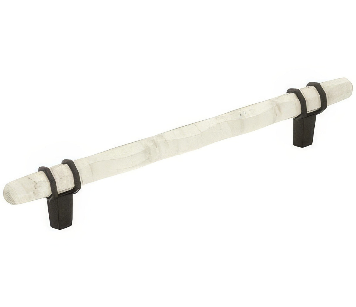 Amerock BP36650MWBBR marble white/black bronze cabinet pull