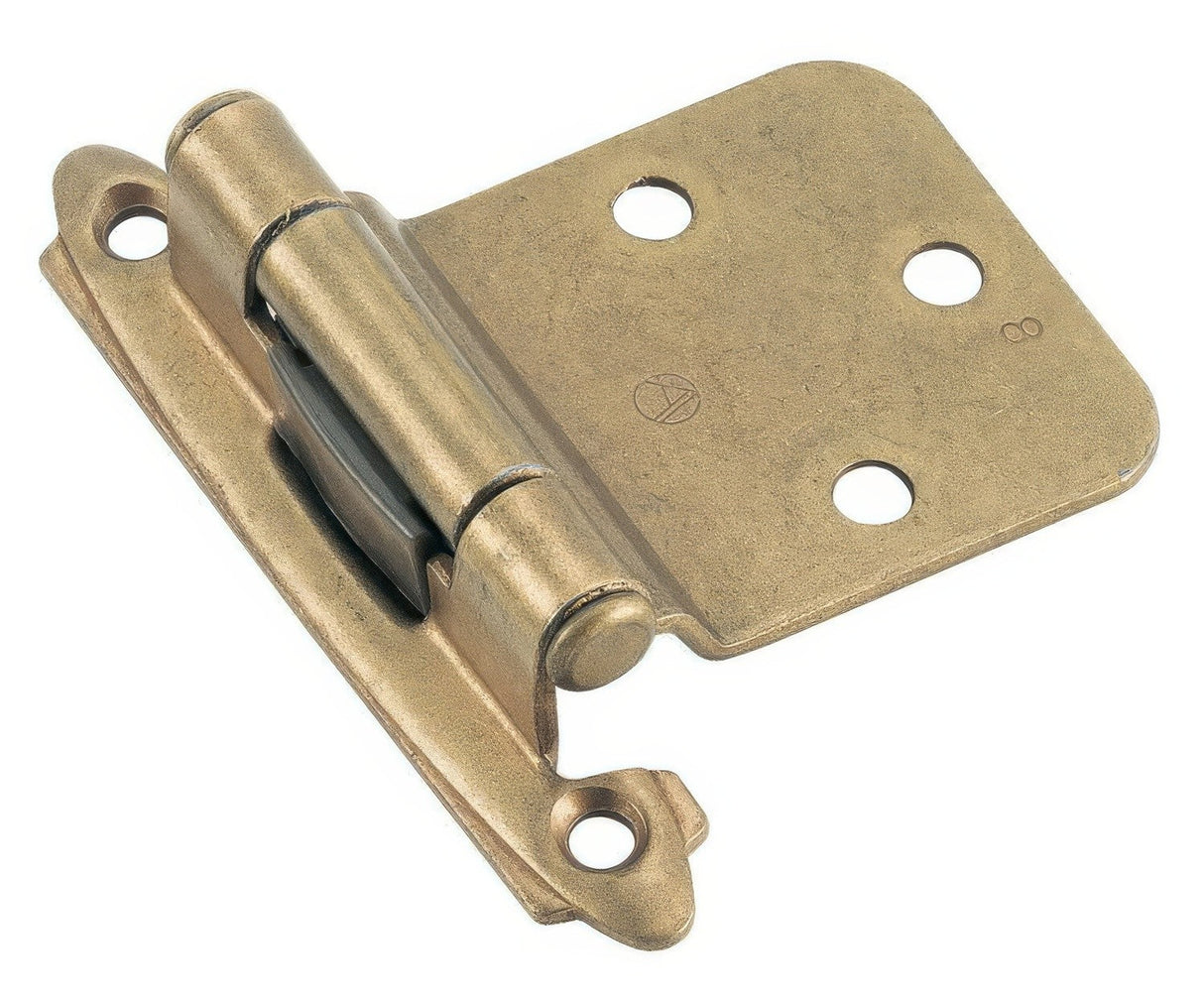 Amerock BP76303 Functional Hardware cabinet hinge in polished brass, additional view