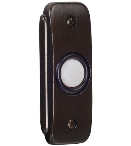 Craftmade BR2 Recessed Mount Stepped Rectangle LED Lighted Push Button Doorbell