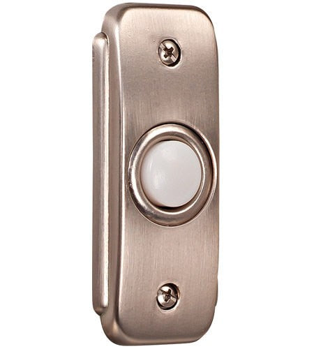 Craftmade BR2 Recessed Mount Stepped Rectangle LED Lighted Push Button Doorbell