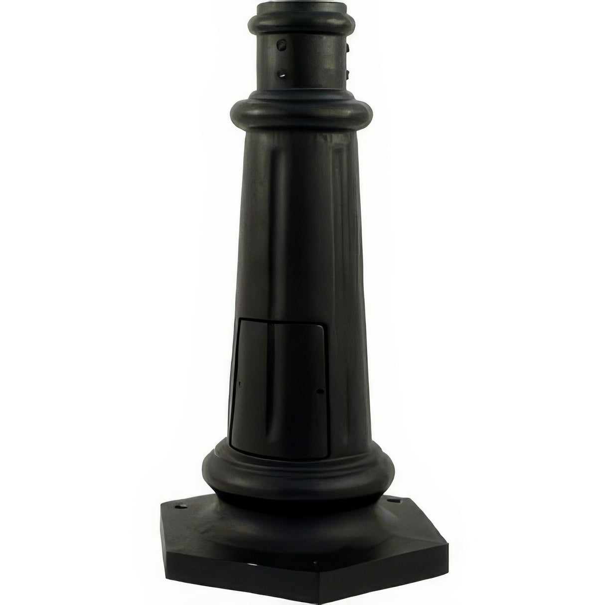 Dabmar Lighting BS350-B black surface mounted base