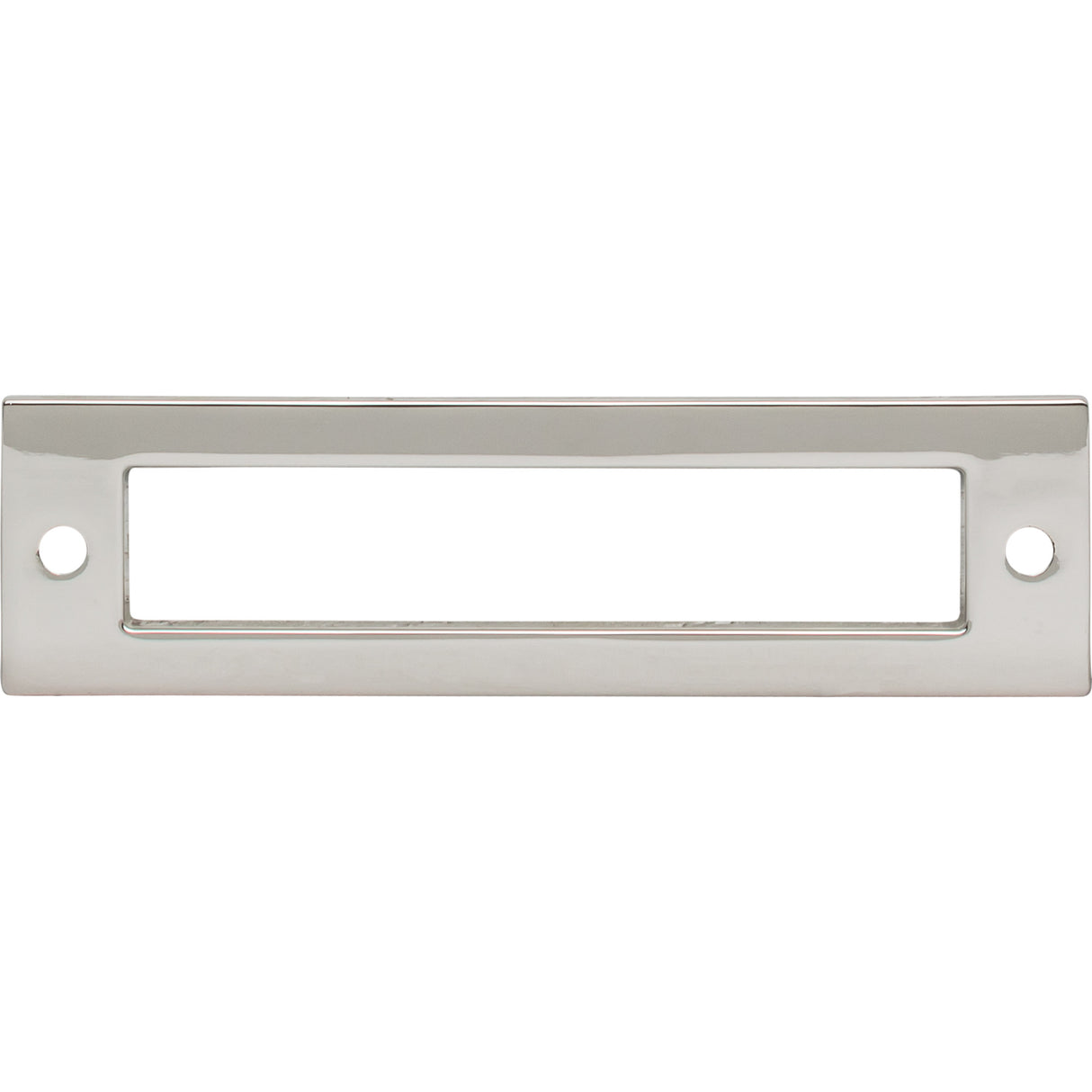 Top Knobs TK924PN Hollin 3 3/4" Center to Center Pull Backplate Polished Nickel