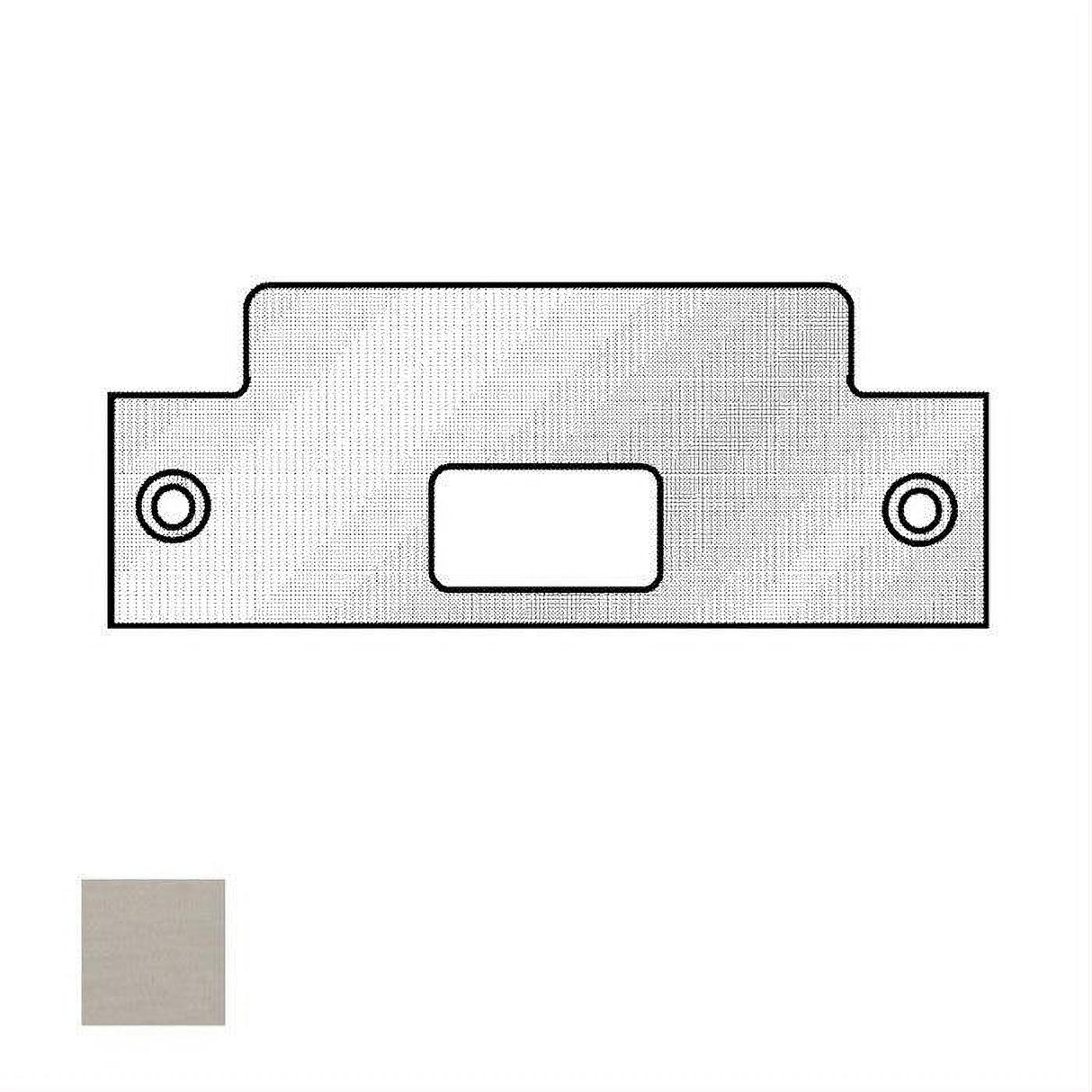 Cal-Royal ASA478-32D ANSI/ASA Strike 4-7/8" x 3-3/8" x 1-1/4" Satin Stainless Steel