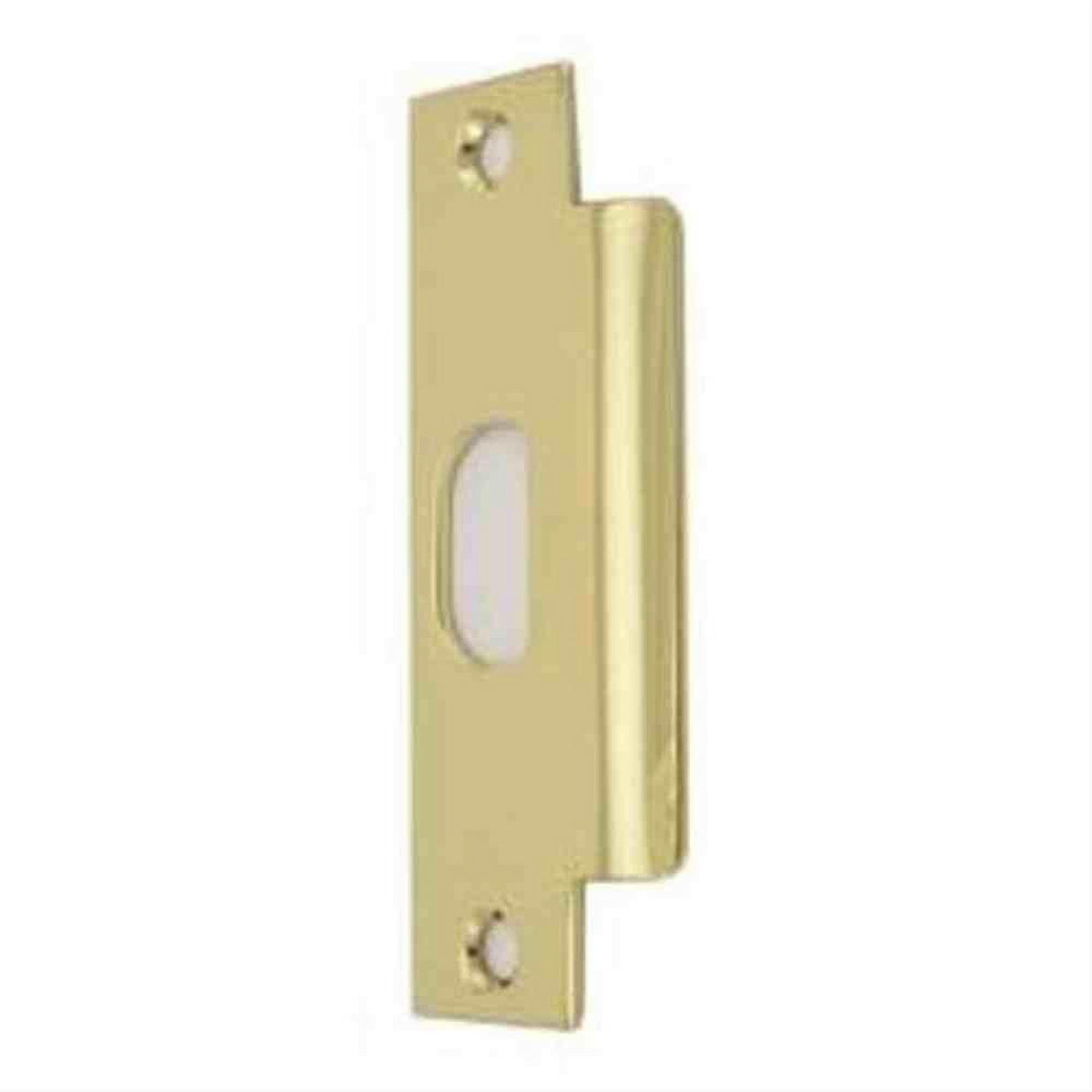 Cal-Royal ASAST-3 ANSI/ASA Strike 4-7/8" x 3-3/8" x 1-1/4" Bright Polished Brass