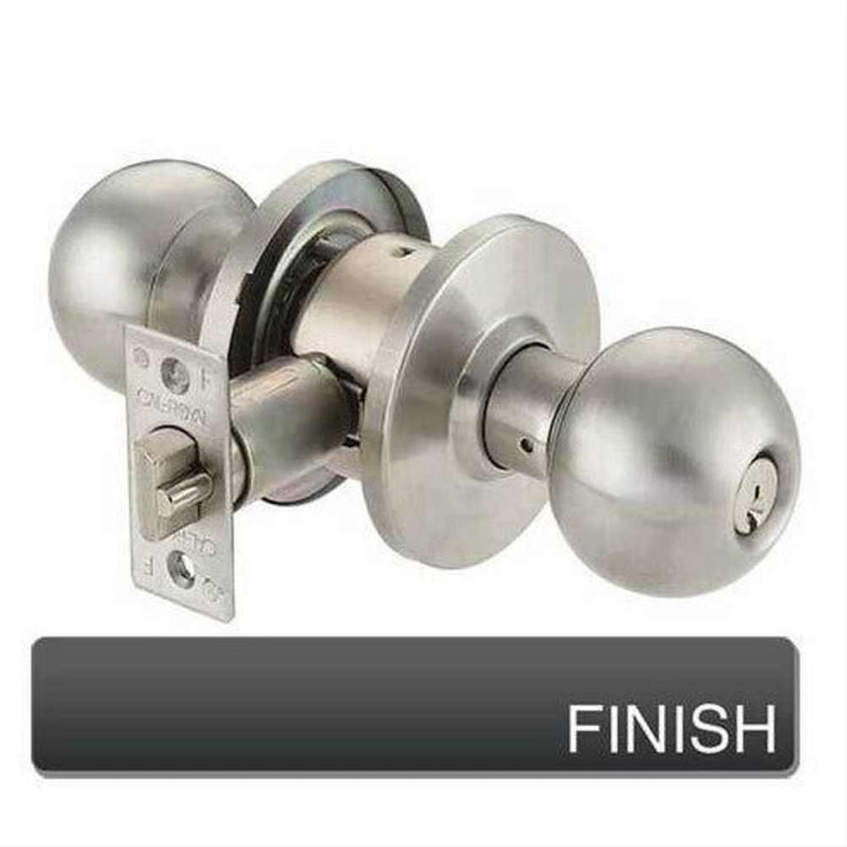 Cal-Royal BA30-10B Grade 2 Passage Door Knob with 2-3/4" Backset Oil Rubbed Dark Bronze