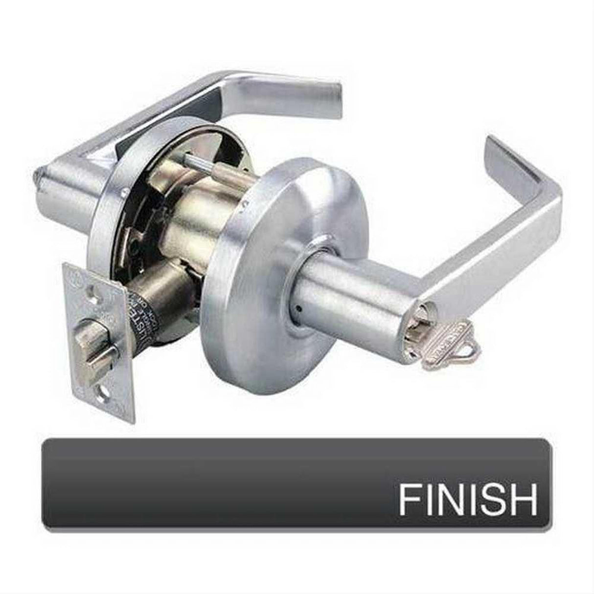 Cal-Royal CSL03-10B Grade 2 Classroom Door Lever, Clutch Mechanism with 2-3/4" Backset Oil Rubbed Dark Bronze