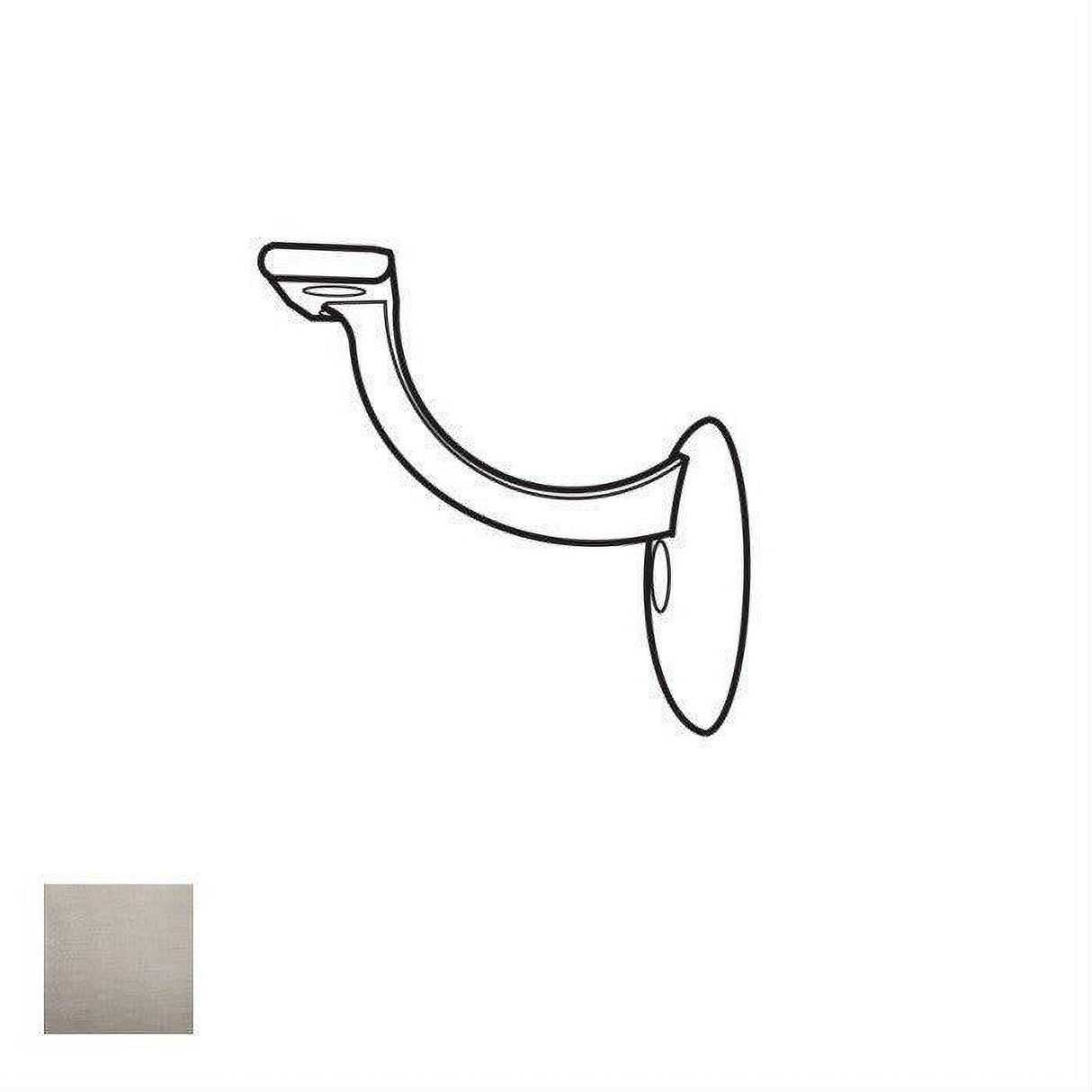 Cal-Royal JUHB28-15 Jumbo Heavy Duty Hand Rail Bracket Satin Nickel