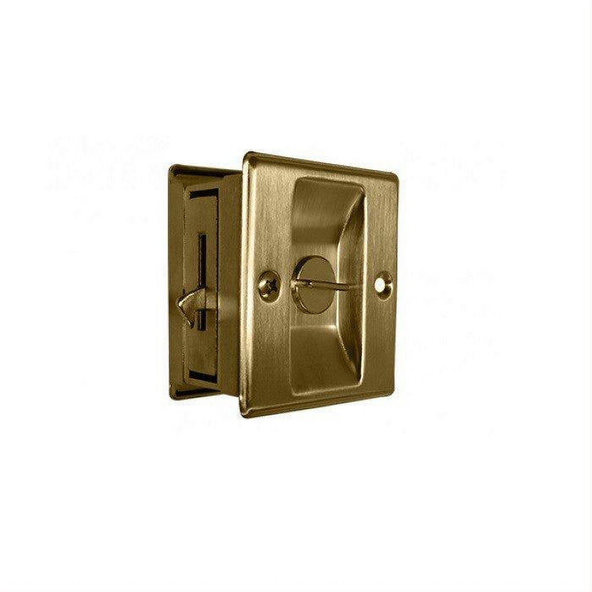 Cal-Royal SDL16-5 Privacy Sliding Door Lock Antique Brass
