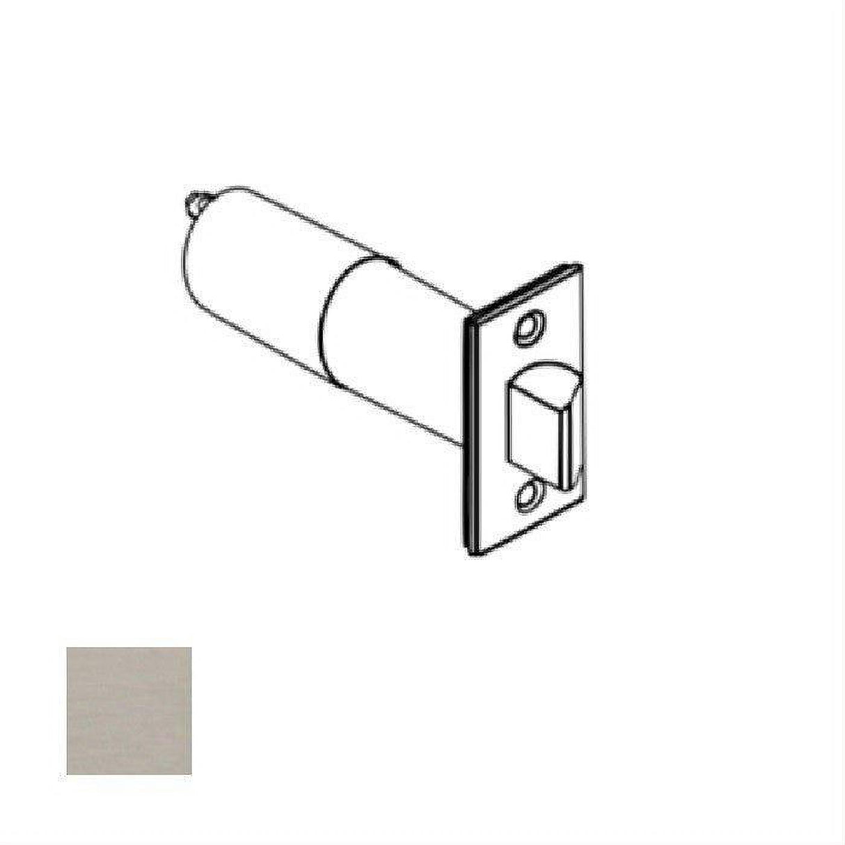 Cal-Royal SLS334-32D Grade 2 UL Spring Latch with 3-3/4" Backset Satin Stainless Steel