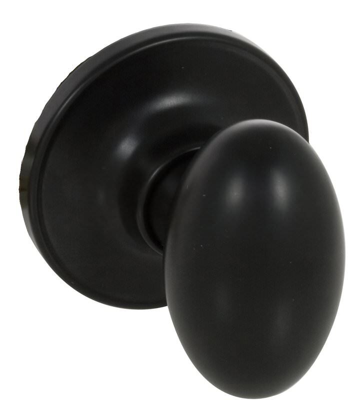 Callan KE1054 115T-CA Camden Series Single Dummy Door Knob Black