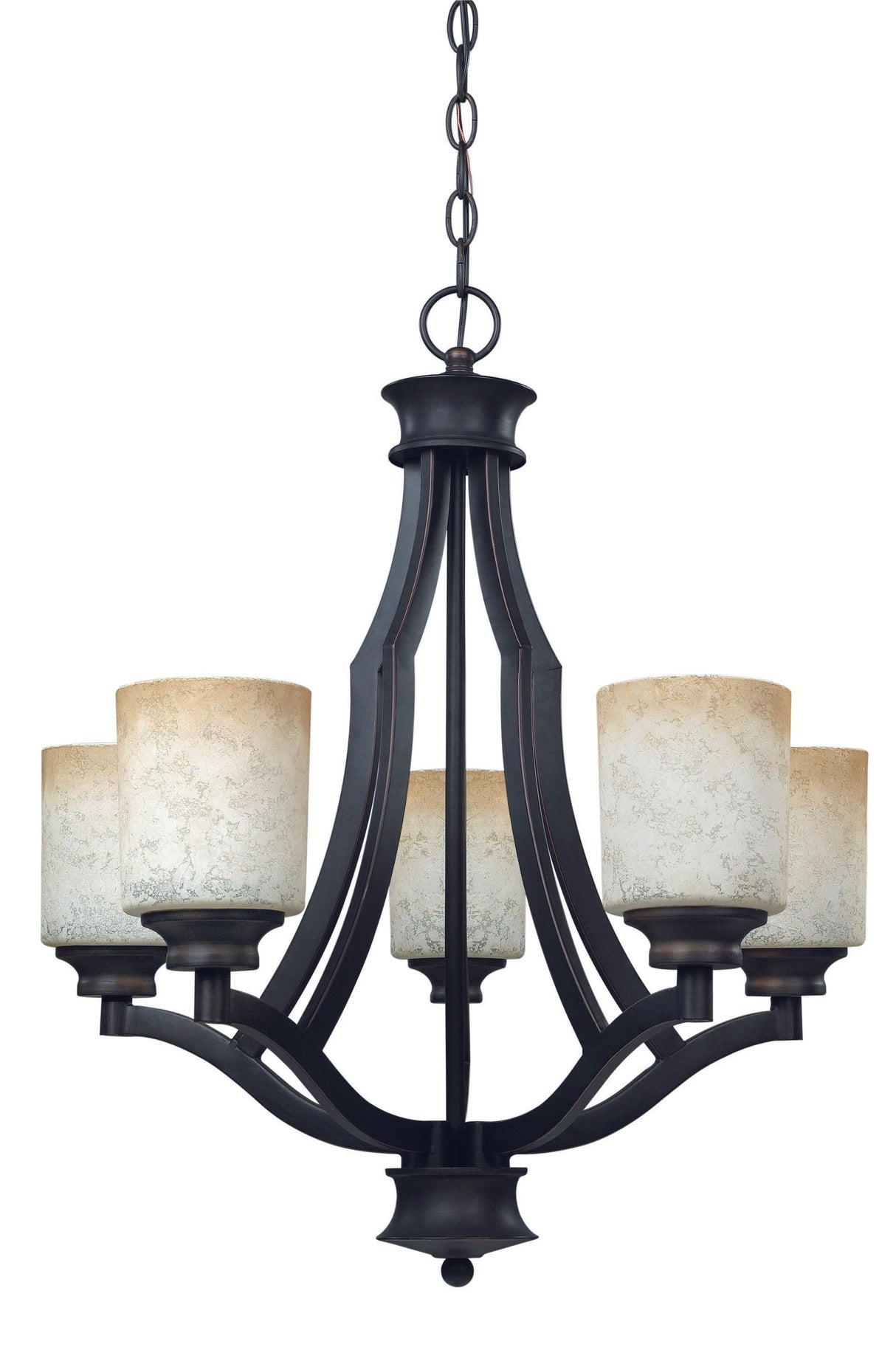 Canarm ICH375A05RA warren 5 light chandelier