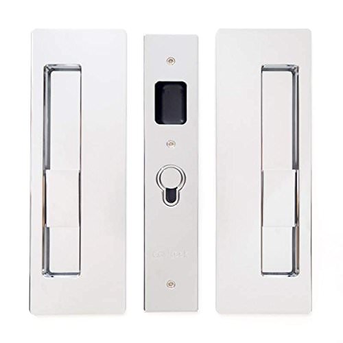 Cavilock CL400B0025 CL400B-25 Privacy Pocket Door Pull Chrome