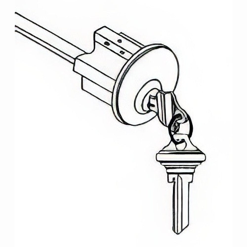 Better Home Products CCYLKNOBSN satin nickel cylinder assembly