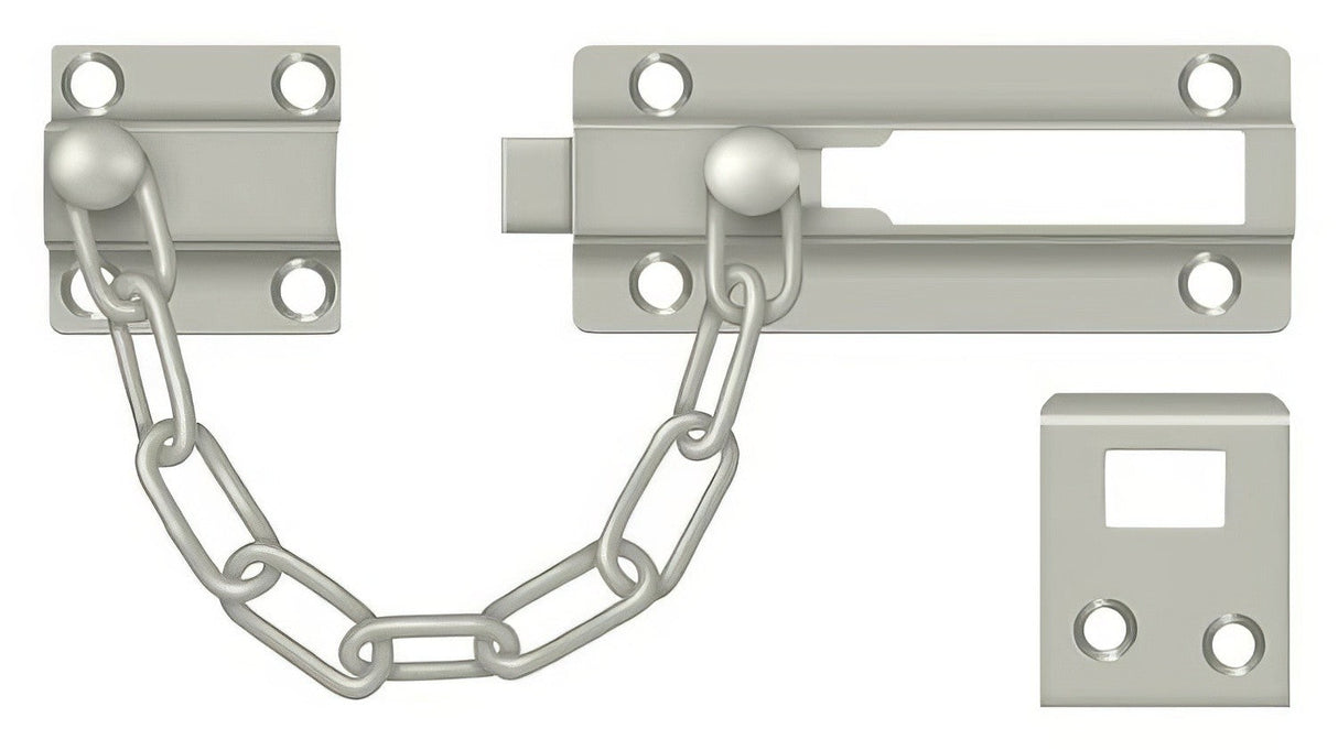 Deltana CDG35U15 satin nickel door bolt
