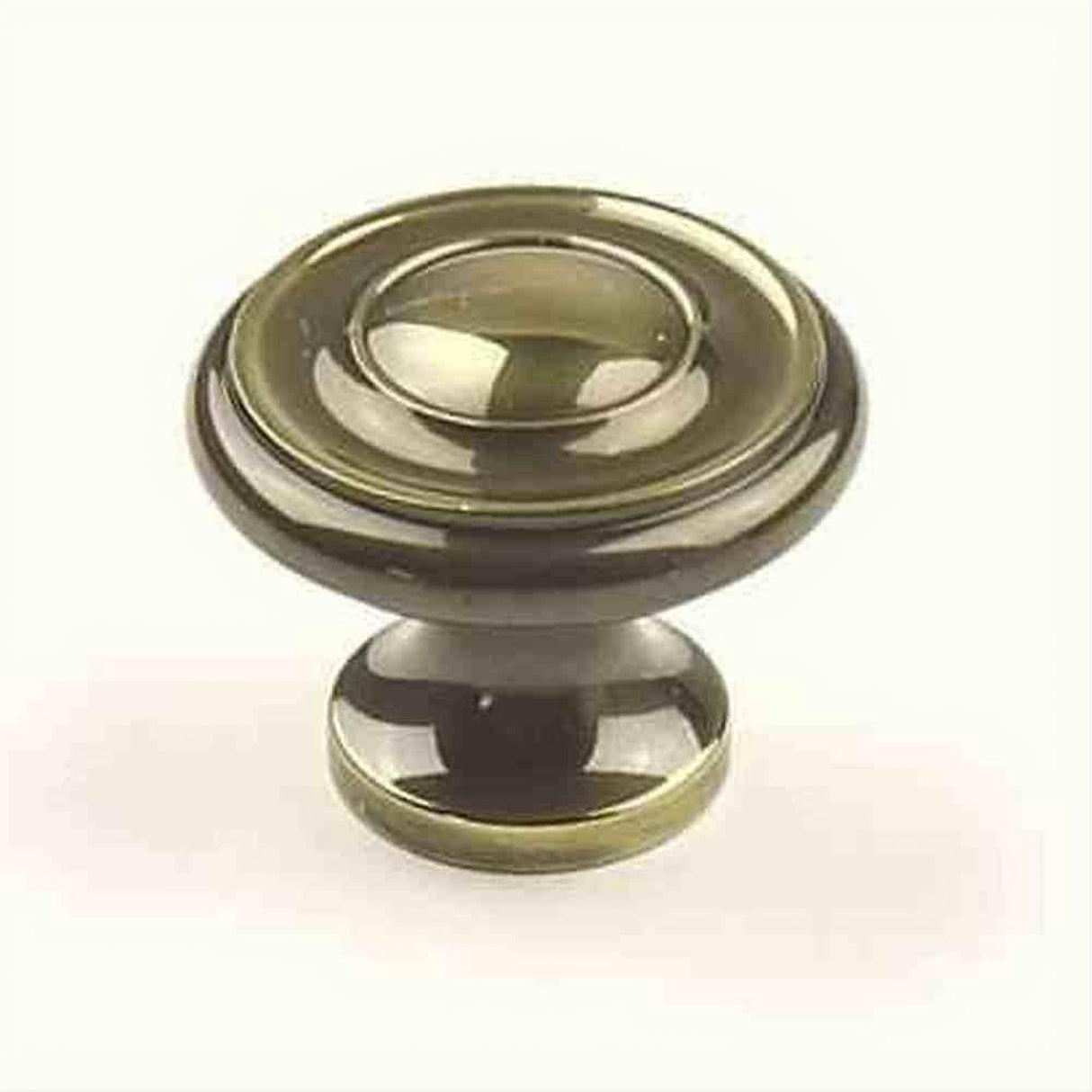 Century Hardware 11426-PA Plymouth 1-1/4" DIA Mushroom Cabinet Knob Polished Antique