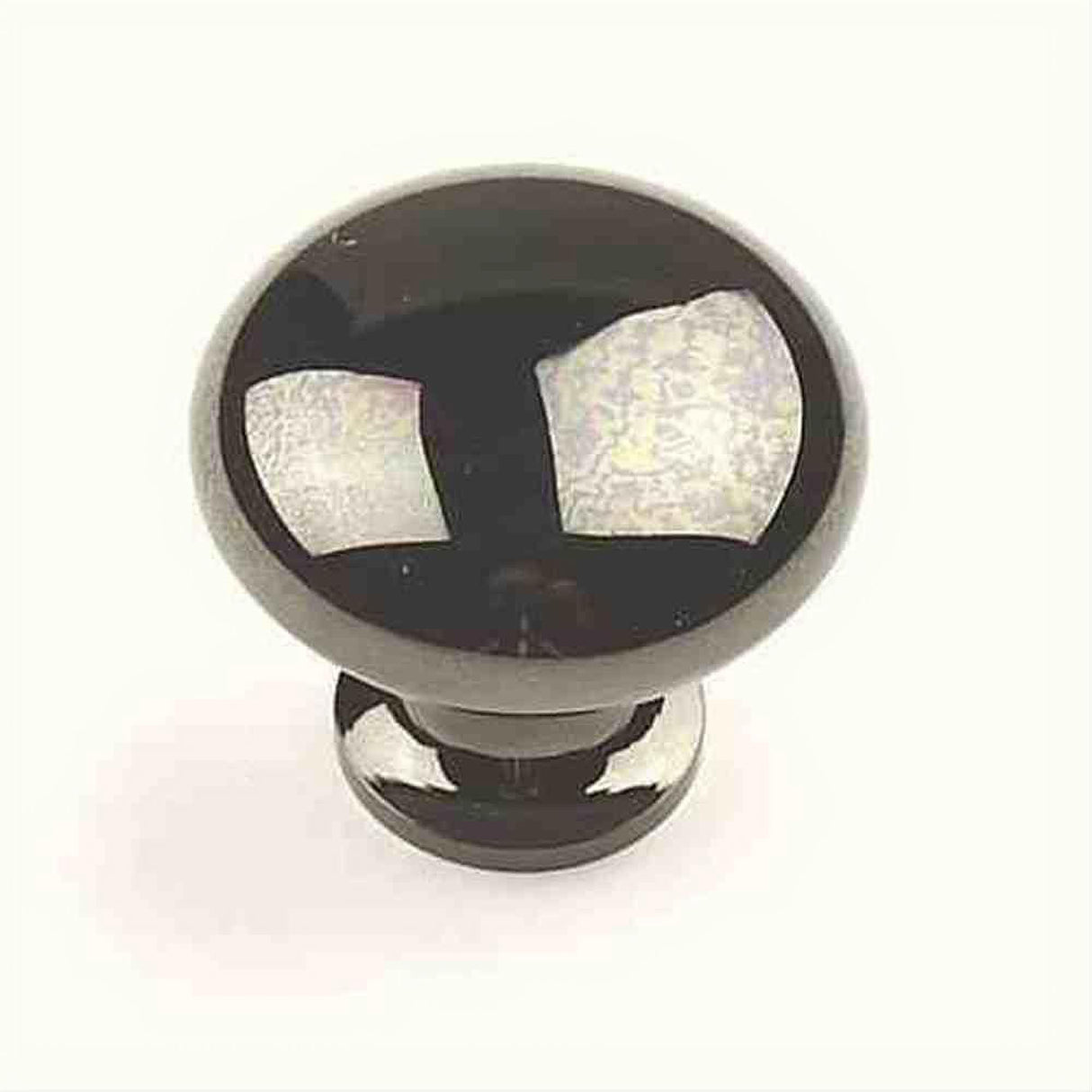 Century Hardware 12016-NB Saturn 1-1/4" DIA Mushroom Cabinet Knob Black Nickel